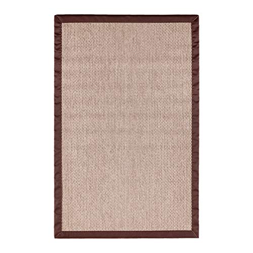 Estores Basic Premium Vinyl Gerippter Teppich rutschfest strapazierfähig beige 80x150cm von YOLODE