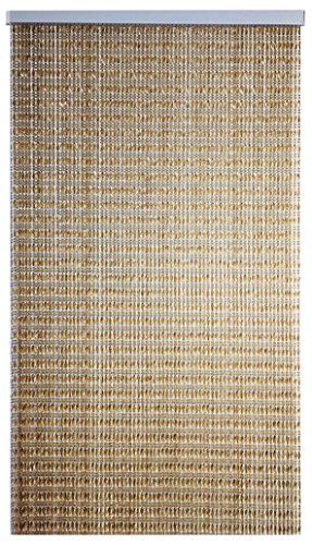 Estoronline Styropor Perlenvorhang europäisch 100x90x210 cm braun von Estoronline