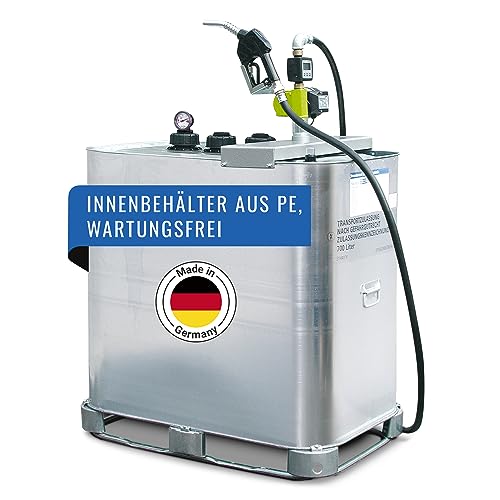 DENIOS® Dieseltank I Sammeltank Made in Germany I Lagertank 757 mm x 1210 mm x 1135 mm, 700 Liter Volumen, für Öle und Dieselkraftstoffe von Estrao