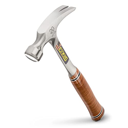 Estwing - E20S Straight Claw Hammer - Ledergriff 20 Unzen - ESTE20S von Estwing