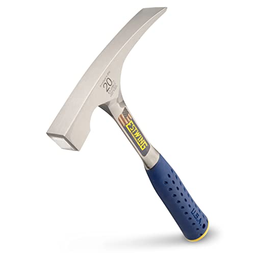 Estwing E3/20BL Ziegelhammer, Vinyl-Griff, 560 g, Silber von Estwing