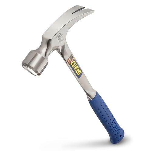 Estwing E3/28s Straight Claw Framing Hammer - Vinyl Grip 28oz von Estwing