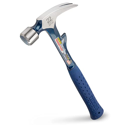 Estwing E6-22TM 22oz 13.5-inch Milled Face Hammertooth Hammer with Vinyl Shock Reduction Grip von Estwing