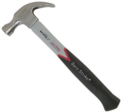 Estwing - EMRF16C Volltrefferbrille Fiberglas Curved Claw Hammer 16 Unzen - ESTEMRF16C von Estwing