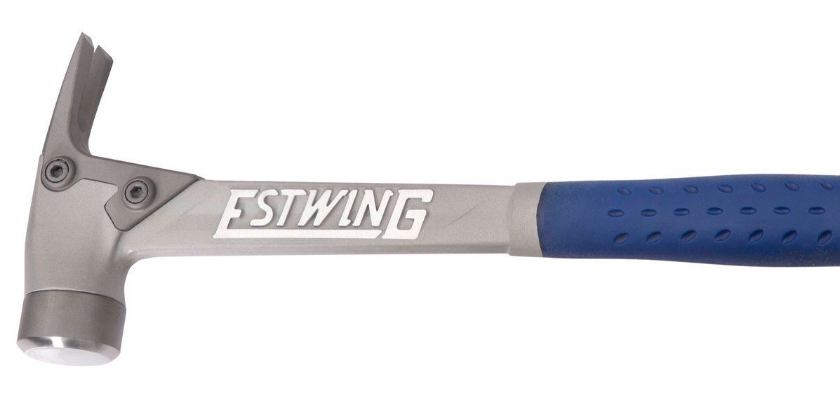 Estwing Hammer ESTWING AL-Pro Hammer mit blauen Vinylgriff 390g Kopfgewicht, geraut von Estwing