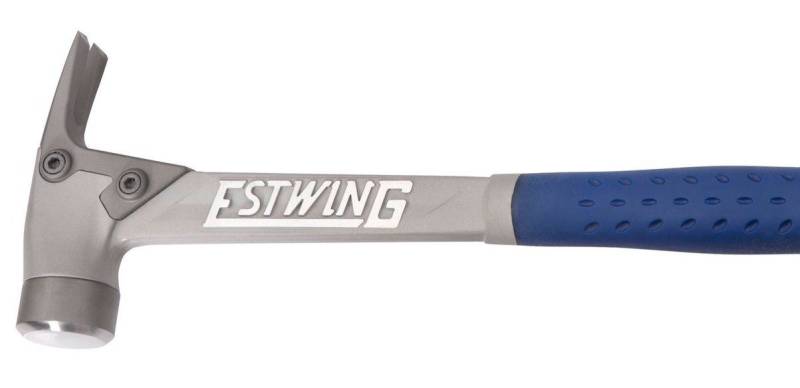 Estwing Hammer ESTWING AL-Pro Hammer mit blauen Vinylgriff 390g Kopfgewicht, glatt von Estwing