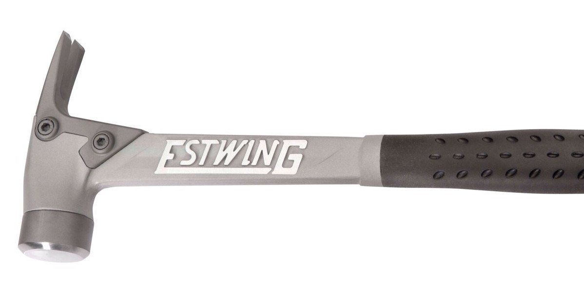 Estwing Hammer ESTWING AL-Pro Hammer mit schwarzen Vinylgriff 390g Kopfgewicht, geraut von Estwing