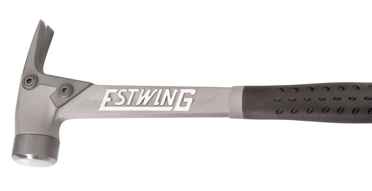 Estwing Hammer ESTWING AL-Pro Hammer mit schwarzen Vinylgriff 390g Kopfgewicht, glatt von Estwing