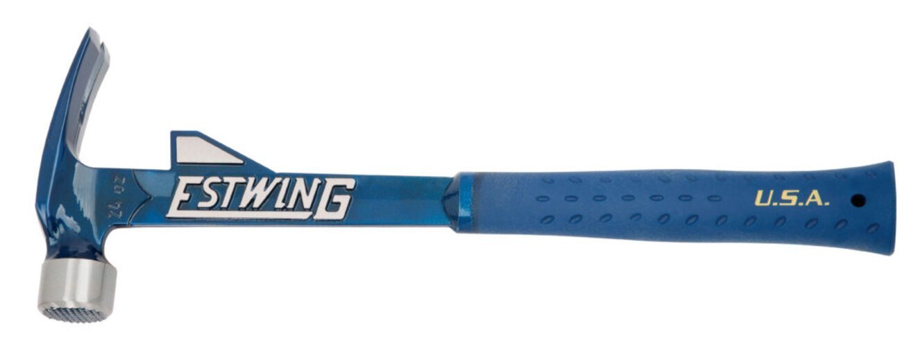 Estwing Hammer ESTWING Framing Big Blue mit Vinylgriff, gerade Ø35mm 700g,glatte Bahn von Estwing