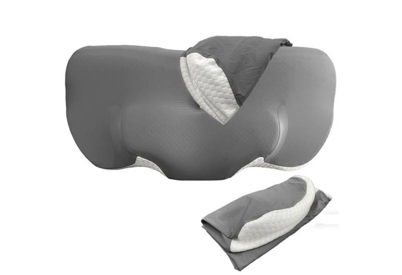 Esun Kopfkissen Nackenkissen, Kopfkissen Memory Foam, Füllung: Rückstellschaum, Seitenschlafer, Rückenschlafer, Bauchschlafer, Set, Kissen, Kopfkissen für Seiten Rücken Bauchschläfer (65.8 x 35.6 x 12.5/12.2cm) Esun Kopfkissen Nackenkissen, Kopfkissen Memory Foam, Füllung: Rückstellschaum, Seitenschlafer, Rückenschlafer, Bauchschlafer, Set, Kissen, Kopfkissen für Seiten Rücken Bauchschläfer (65.8 x 35.6 x 12.5/12.2cm) von Esun