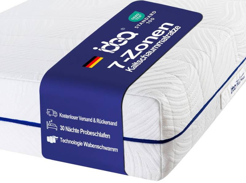 Komfortschaummatratze Matratze 90x200 cm (H3), Ergonomische Kaltschaummatratze Orthopädische, Esun, 23 cm hoch, (Set, Geeignet für Seiten-, Rücken- und Bauchschläfer), Hypoallergen & Antibakteriell, abnehmbar& waschbar von Esun