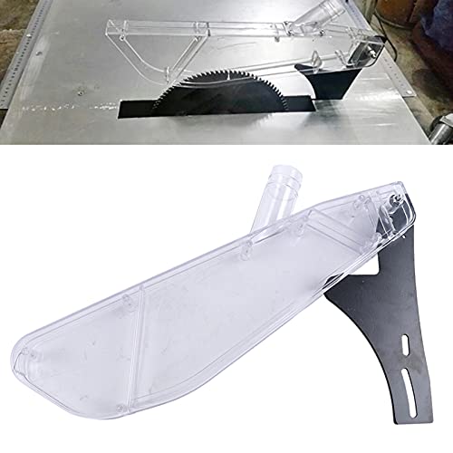 12" Tischsägen Transparent Schutzhülle für Kreissäge Tischkreissäge Kunststoffkleber Staubsammlung Klingenschutz von Esyogen