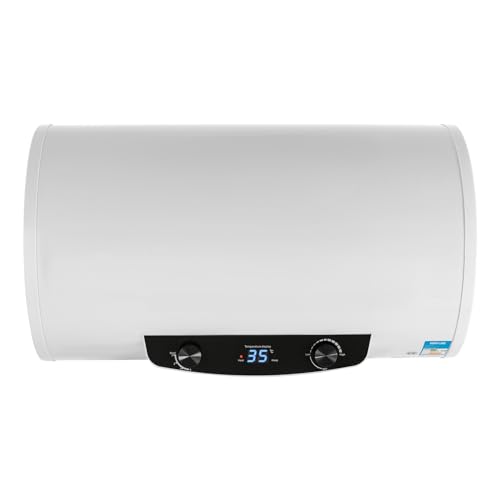 70L Elektrospeicher Warmwasserspeicher Boiler 2000W LED Elektroboiler ABS Horizontale digitale Anzeige elektrischer Warmwasserbereiter, 25-75°C, 41x75cm von Esyogen