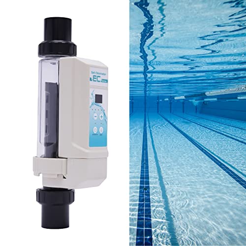 Deror Salzchlorierer 8g/h für ≤ 50 m³/13209 Gallonische Schwimmbäder,Chlorgenerator Selbstreinigungs 220V Salzwasser Pool Salz Chlor Generator für Schwimmbad von Esyogen