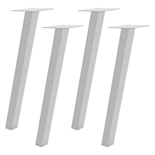 Esyogen Tischbeine Metall 4-Stück Grau Tischgestell 70 x 15 cm - Tischbeine aus Stahl T-Form Design Tischbeine für DIY Couchtisch/Esstisch/Beistelltisch Tischbeine, 200KG Tragfähigkeit von Esyogen