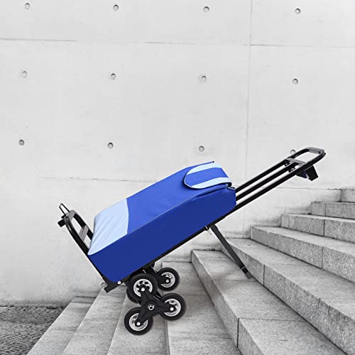 Klappbare Transportwagen mit 6 Rad 210kg/460lbsder Berufstreppenwagen faltet Treppen Treppen-Wagen-Transportrahmen-Treppenlift klettert, 73-114.5 cm Höhen Einstellbares von Esyogen