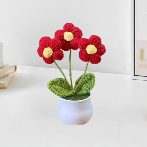 Esyzsss PlüSch Blume,PlüSch Pflanze,GehäKelte Blumen,Mini Kleine Topfpflanzen Rein Handgefertigte Hakenblumen,Handgewebte Blumen,FüR Heim-BüRo-Schreibtisch,Autodekoration Esyzsss PlüSch Blume,PlüSch Pflanze,GehäKelte Blumen,Mini Kleine Topfpflanzen Rein Handgefertigte Hakenblumen,Handgewebte Blumen,FüR Heim-BüRo-Schreibtisch,Autodekoration von Esyzsss