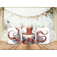 Octopus's Garden Keramiktasse von EtHeQu