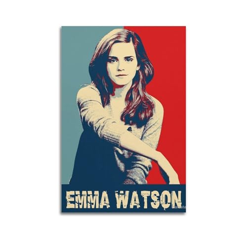 EtUrg Emma Watson2 Poster auf Leinwand, Kunstdrucke, Malerei, Dekoration, Geschenk für Zuhause, Büro, Schlafzimmer, Dekorationen, 30 x 45 cm, ungerahmt von EtUrg