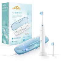 eta Schallzahnbürste "SONETIC Reise ETA470790000" 2 Stk. Aufsteckbürsten mit USB-Reiseladeetui eta Schallzahnbürste "SONETIC Reise ETA470790000" 2 Stk. Aufsteckbürsten mit USB-Reiseladeetui von Eta