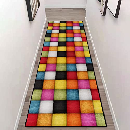 Etaclover Läufer Teppich Teppich Läufer Flur rutschfest Lang Küche Schlafzimmer Wohnzimmer Läufer Teppich rutschfest,robust & pflegeleicht von Etaclover