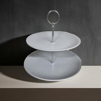 2-stöckige Etagere Für Landhaus-Fans, Ein Von Hand Gefertigtes Einzelstück, Ideal Als Obstteller Oder Attraktives Dekorationsobjekt, Grau 2-stöckige Etagere Für Landhaus-Fans, Ein Von Hand Gefertigtes Einzelstück, Ideal Als Obstteller Oder Attraktives Dekorationsobjekt, Grau von EtagerenManufakturHH