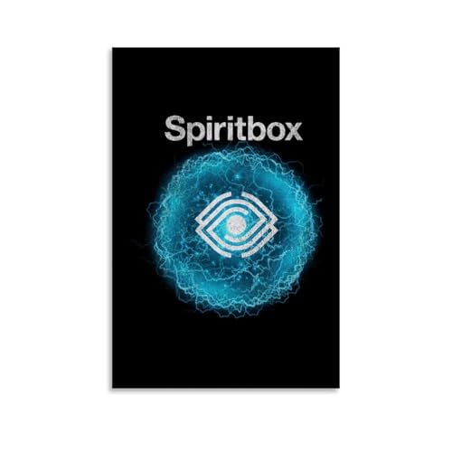 Etalvorl Spiritbox Poster auf Leinwand, abstraktes Gemälde, Büro, Zuhause, Bar, Wanddekoration, 50 x 75 cm von Etalvorl