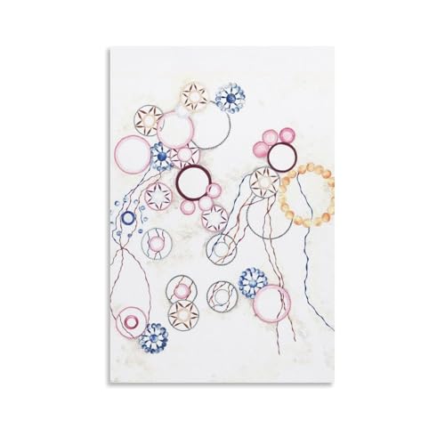 Etalvorl Textil-Patttern-Poster, Leinwand, Kunstgemälde, abstraktes Büro, Zuhause, Bar, Wanddekoration, 50 x 75 cm von Etalvorl