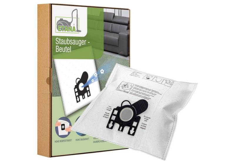 Etana Staubsaugerbeutel Schutzfolie, passend für Hoover Ts2275019, Ts2275 019, Ts 2275 019, 10 St., Staubbeutel Ersatz mit Hygiene Verschluss von Etana