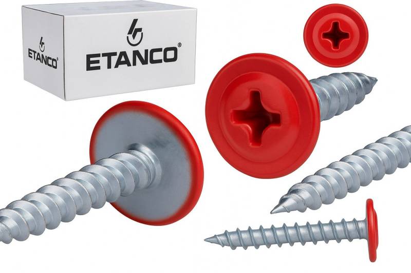 Etanco GmbH Blechschraube GM-S Flachkopf in verschiedenen RAL-Farben 4,2 x 16 mm 250 Stück von Etanco GmbH