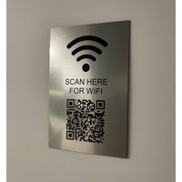 Wlan-Qr-Code Scannen, Um Selbstklebendes Schild Zu Verbinden | Scan For Wlan - Gäste-Wlan Büro & Zuhause Wlan-Qr-Code Scannen, Um Selbstklebendes Schild Zu Verbinden | Scan For Wlan - Gäste-Wlan Büro & Zuhause von EtchedLaserLab