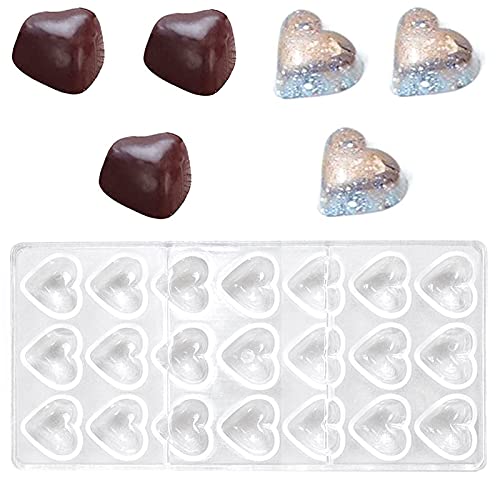 Transparent Schokoladenform, Pralinenform Backform Backzubehör aus Polycarbonat, für Süßigkeiten, Hochzeits oder Geburtstagskuchen DIY von Eterspr
