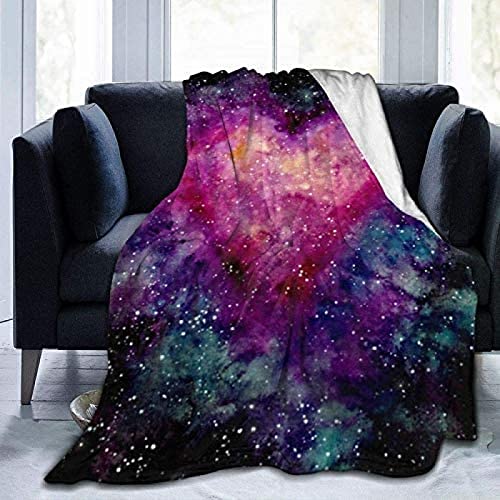 Wohn-&Kuscheldecken Rosa Herz-Galaxie Überwurfdecke Für Couch Kuscheldecke Sofa Stuhl Bett Heimdekoration Weich Warm Gemütlich Leicht Für Frühling Sommer Herbst 200X150Cm von EternaLL Meoy