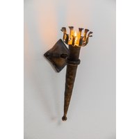 Handgeschmiedete Wandfackel Lampe/Wand Laterne Wandleuchte von EternalForgeworks