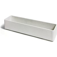 Eternit - Delta Pflanzgefäß 25 x 25 x 100 cm, weiß von Eternit