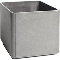 Eternit - Delta Pflanzgefäß 45 x 45 x 45 cm, grau / weiß von Eternit