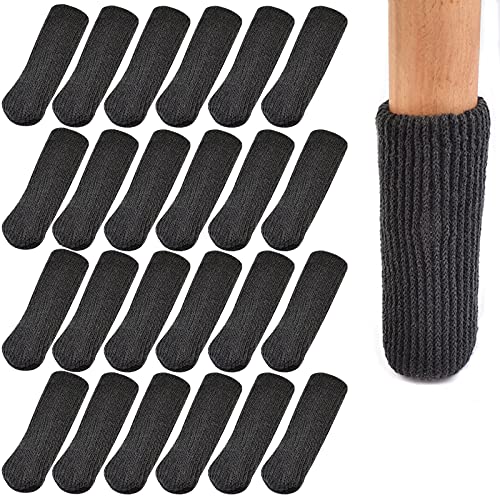 Eterspr 24 Stück Möbelsocken, Möbelsocken für Stuhlbeine, Verhindern Kratzer und Reduzieren Geräusche, für Tische, Fußböden Schützen von Eterspr