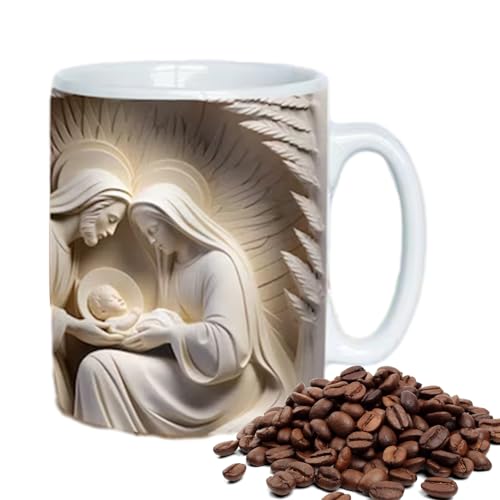 3D-Tasse – Krippe 3D-Kaffeetasse – Krippe 3D-Kaffeetasse Weihnachtsdekoration – Geschenke von Eteslot