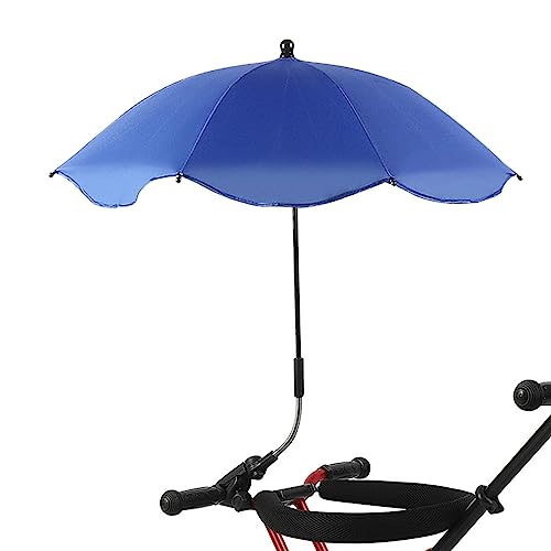 Eteslot Sonnenschirm Kinderwagen | Sonnenschutz Sonnenschirm Buggys | Kinderwagen Schirm Uv Schutz | Kinderwagen-Regenschirm Mit Klemme, Verstellbar von Eteslot
