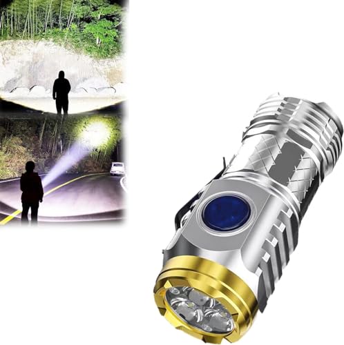 Eteslot Three-Eyed Monsterss Flashlight, Five-Mode Design for Versatile Lighting, Multi-Mode Adjustment & Compact Design, Powerful Illumination von Eteslot