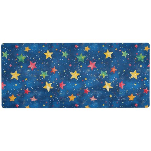 Blaues Ölgemälde Sterne tragbares großes Mauspad für Schreibtisch zum Schreiben tragbares Mauspad für Laptop 80 x 30 cm Blaues Ölgemälde Sterne tragbares großes Mauspad für Schreibtisch zum Schreiben tragbares Mauspad für Laptop 80 x 30 cm von EtherSpher