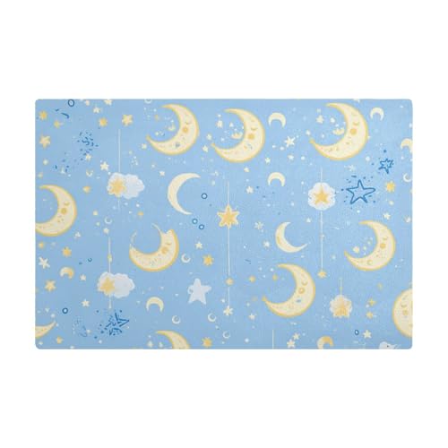 Boho-blaue einfache dekorative Arbeitsplatten-Kaffeematte, Leder, wasserabsorbierende Thekenmatte für Kaffeemaschine für Arbeitsplatte Boho-blaue einfache dekorative Arbeitsplatten-Kaffeematte, Leder, wasserabsorbierende Thekenmatte für Kaffeemaschine für Arbeitsplatte von EtherSpher