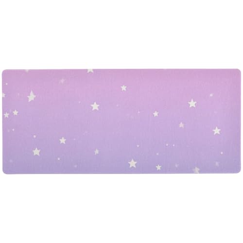 Childish Star Gaming-Mauspads für den Schreibtisch, wasserdicht, groß, 80 x 30 cm, pfirsichfarben von EtherSpher