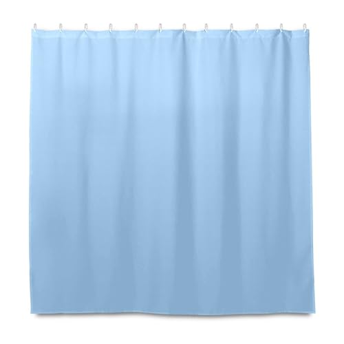 EtherSpher Dekoratives wasserdichtes Badezimmer-Duschvorhang-Set mit Haken, Polyester, lang, waschbar, Standard-Duschvorhang, Auskleidung für Raumdusche, Cortina para ba?o elegant, 183 x 183 cm von EtherSpher