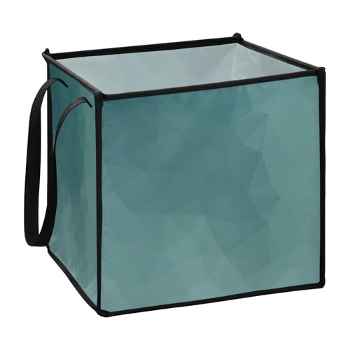 EtherSpher Faltbare Körbe mit grünem Farbverlauf, Organisations- und Aufbewahrungsboxen für Aufbewahrungskörbe, 33 x 33 x 33 cm EtherSpher Faltbare Körbe mit grünem Farbverlauf, Organisations- und Aufbewahrungsboxen für Aufbewahrungskörbe, 33 x 33 x 33 cm von EtherSpher