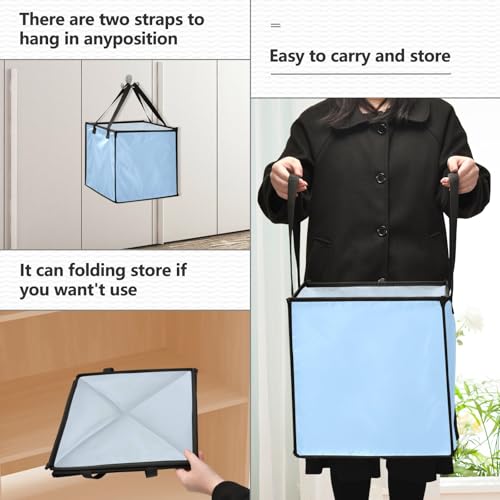 EtherSpher Faltbare Körbe und Aufbewahrungsboxen für Trockenräume, Dekokörbe, Organisations- und Aufbewahrungsboxen, 33 x 33 x 33 cm, Himmelblau EtherSpher Faltbare Körbe und Aufbewahrungsboxen für Trockenräume, Dekokörbe, Organisations- und Aufbewahrungsboxen, 33 x 33 x 33 cm, Himmelblau von EtherSpher