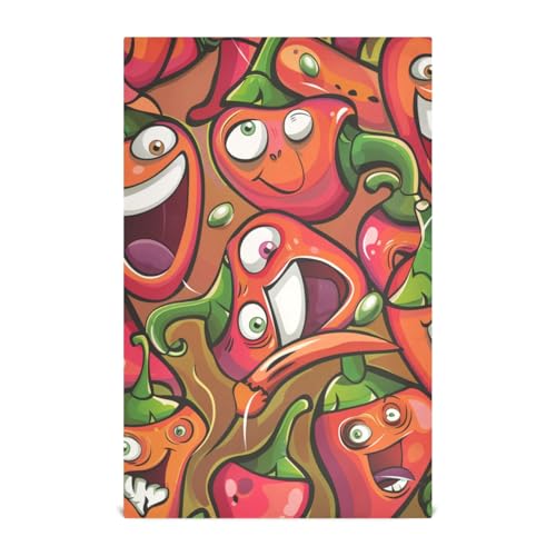 EtherSpher Hot Pepper dekorative Geschirrtücher Küche Herbst Frottee Geschirrtücher Frottee Geschirrtuch farbig Spüle Ofen articulos para decorar la cocina 71,1 x 45,7 cm 4 Stück EtherSpher Hot Pepper dekorative Geschirrtücher Küche Herbst Frottee Geschirrtücher Frottee Geschirrtuch farbig Spüle Ofen articulos para decorar la cocina 71,1 x 45,7 cm 4 Stück von EtherSpher