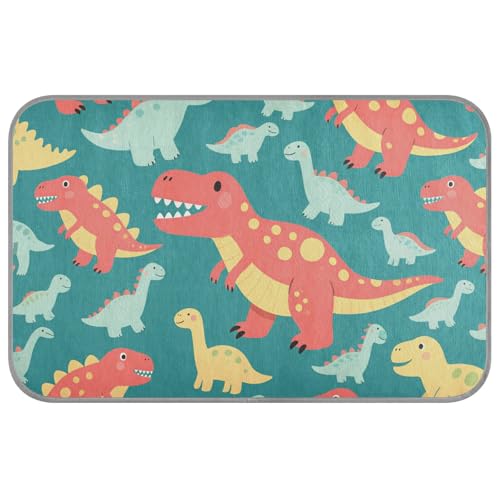 EtherSpher Niedliches Cartoon-Dinosaurier-Sommer-Kühlmatte, Gel, selbstkühlend, Katzenbett, Outdoor, für Haustiere, Reisen, Katzenzubehör, Tapete, Refrescante Para, Maskottas, Größe M EtherSpher Niedliches Cartoon-Dinosaurier-Sommer-Kühlmatte, Gel, selbstkühlend, Katzenbett, Outdoor, für Haustiere, Reisen, Katzenzubehör, Tapete, Refrescante Para, Maskottas, Größe M von EtherSpher