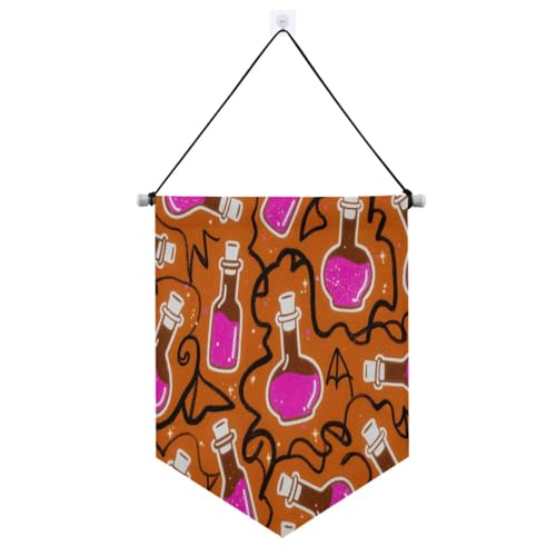 Happy Halloween Magic Potion Orange Hängendes Banner mit Teleskopstange Haustür Banner Wandbehang Party Dekorationen für Festival & besondere Tage Banderines Para Fiestas Happy Halloween Magic Potion Orange Hängendes Banner mit Teleskopstange Haustür Banner Wandbehang Party Dekorationen für Festival & besondere Tage Banderines Para Fiestas von EtherSpher