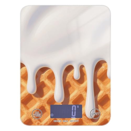 Khaki Eiscreme-karierte Bäcker-Lebensmittelwaage für Küche, 5 kg/5 g, Küchenwaage in Gramm mit 4 Einheiten für (Benutzer) (Benutzer) (Benutzer) (Benutzer) báscula para cocina von EtherSpher